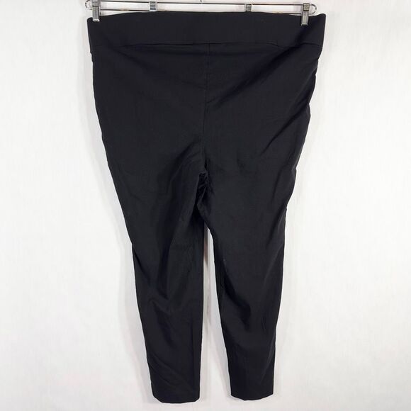 Torrid Plus Size 4X Leggings‎ Pants Solid Black Stretch Pull On Full Length 1674 - Picture 2 of 8